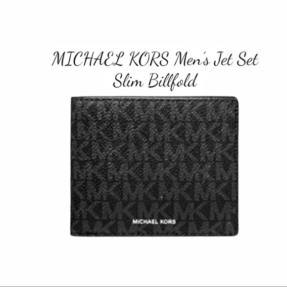 NWT Michael Kors Men’s Jet Set Slim Billfold - Picture 1 of 9